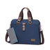 Men's Business Casual Oxford Cloth Handheld One Shoulder Canvas Briefcase - Minihomy