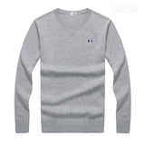 Cotton Embroidery Long Sleeve Men