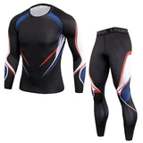 Men's PRO Tight Fitness Sports Training Suit Stretch