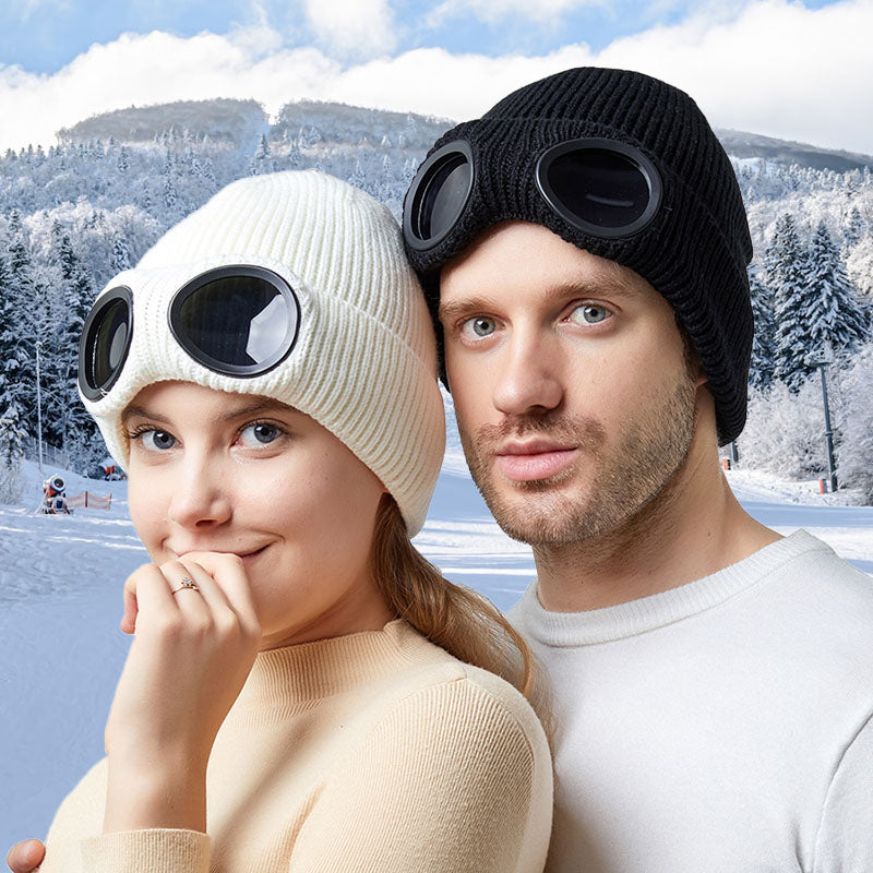 With Windproof Glasses Autumn And Winter For Men And Women Ear Protection Cap