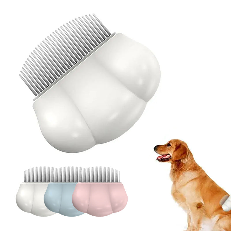 Pet Grooming Comb for Dogs Cats Rabbits - Detangling Brush for Shedding & Mats Removal, Comfortable Grip