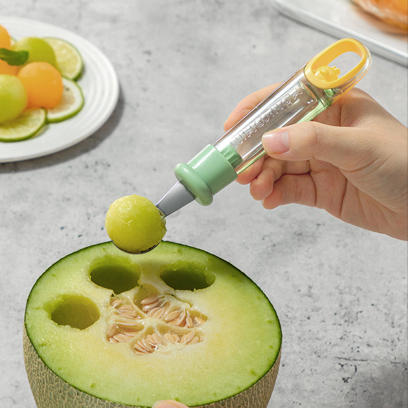 Fruit Baller Scoop, Melon Baller, Fruit Ball Cutter - Ergonomic Grip, Watermelon Scooper, Cookie Kitchen Gadgets - Minihomy