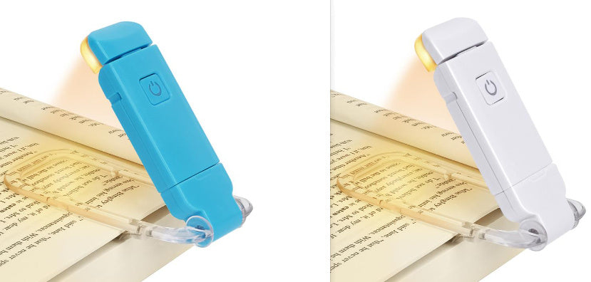 USB Rechargeable Book Light: Adjustable Brightness, Eye Protection, Clip-On Bookmark Reading Lamp