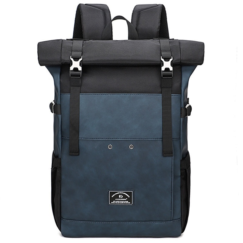 Large Capacity Men's And Women's Roll-up Backpack - Minihomy