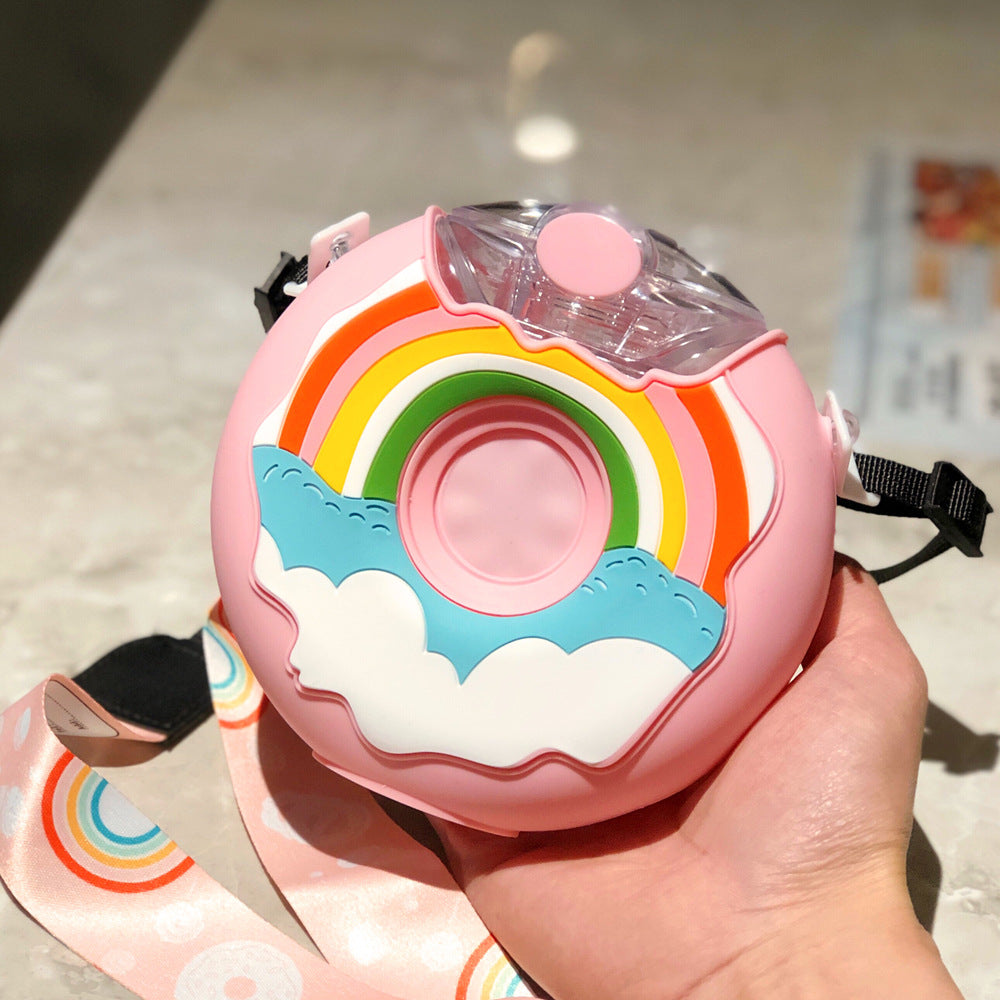 Sweet Treats on the Go: Cute Donut Ice Cream Water Bottle