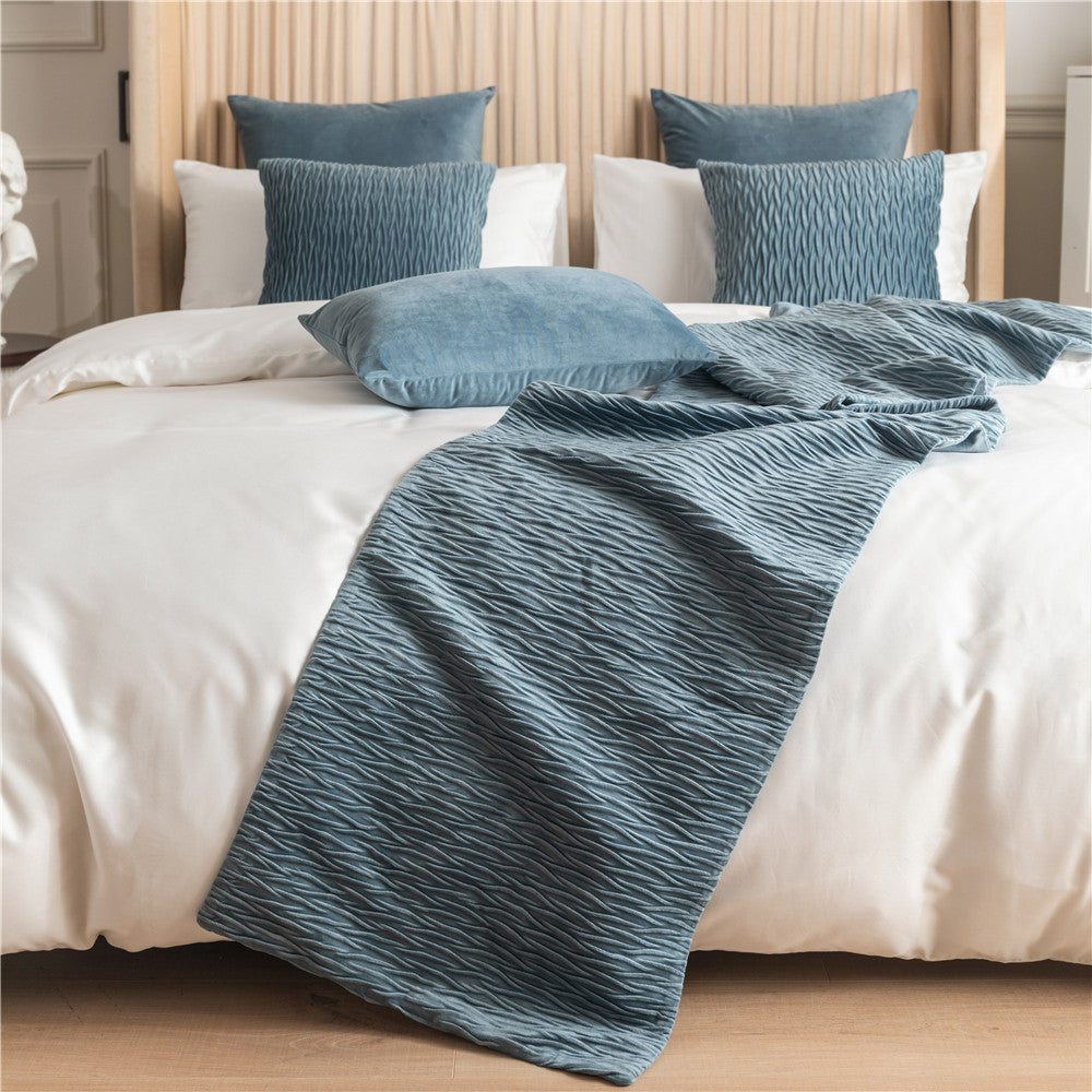 Cotton And Linen Household Bed Flag Bed Towel