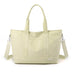 Large Capacity Tote Bag - New Shoulder Bag with Casual Korean Style and Solid Color Design - Minihomy