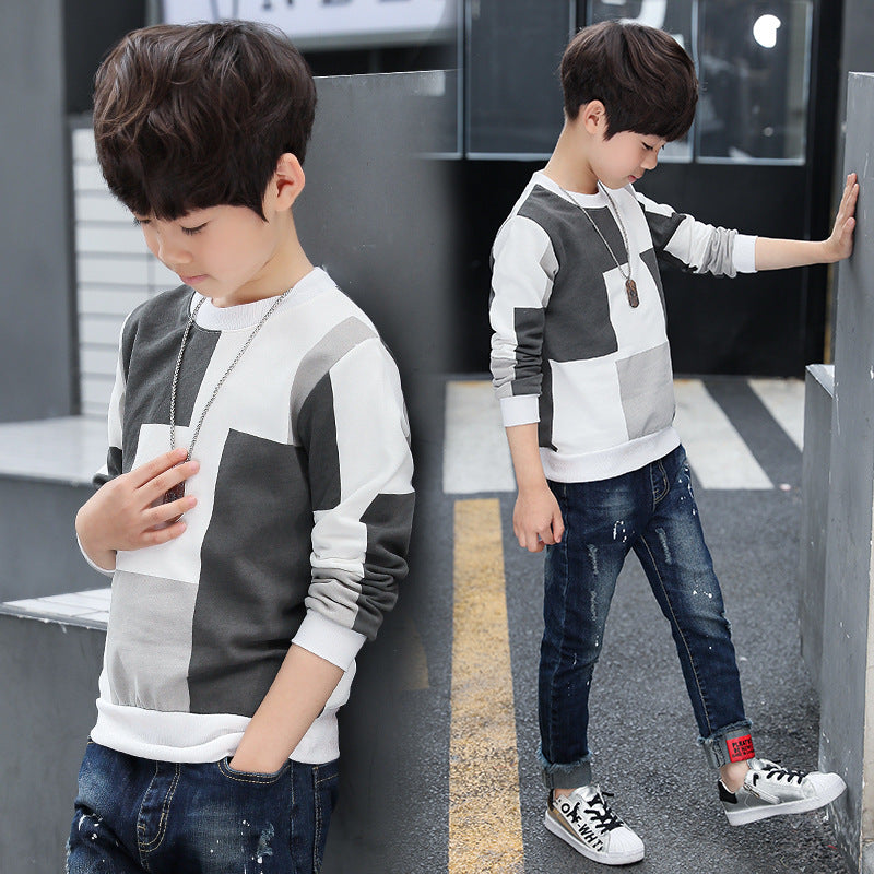 Boys' Autumn Long-sleeved T-shirts