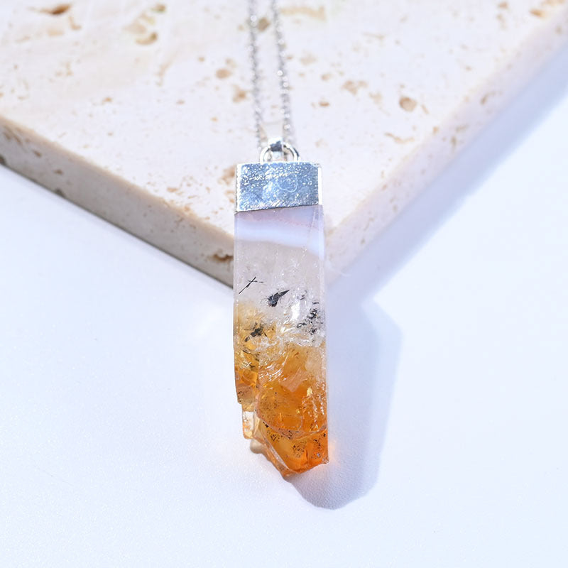 Citrine Necklace For Women - Minihomy