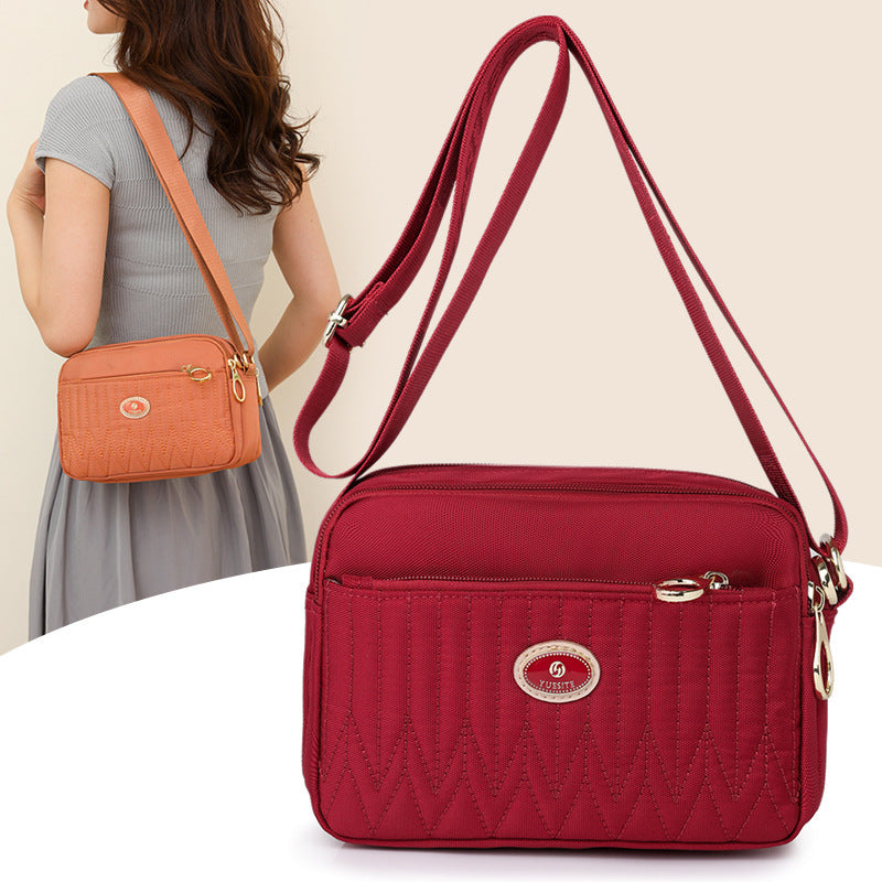 Women's Crossbody Bag - Small Messenger Bag, Lightweight Shoulder Bag, Luxury Designer Handbag