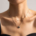 Love Double-layer Necklace 18K Gold-plated Collarbone Necklace - Minihomy