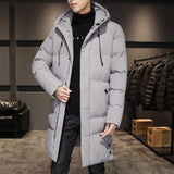 Plus Size Men's Winter Cotton Coats - Thick Mid-length