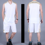 Summer Casual Wear Sleeveless Thin Vest Running Suit Shorts Sportswear