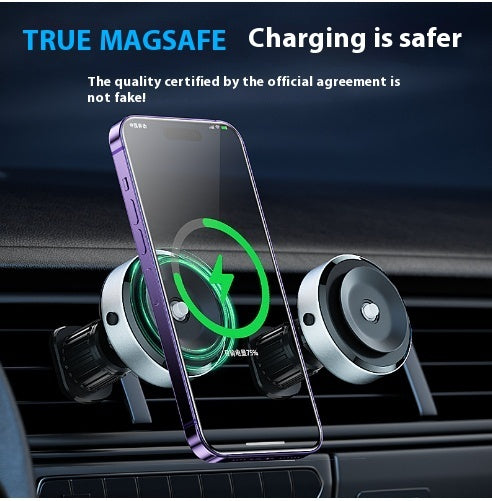 Magnetic Car Mount Phone Holder, Double-Sided, Universal, Vacuum Adsorption, Stable - Minihomy