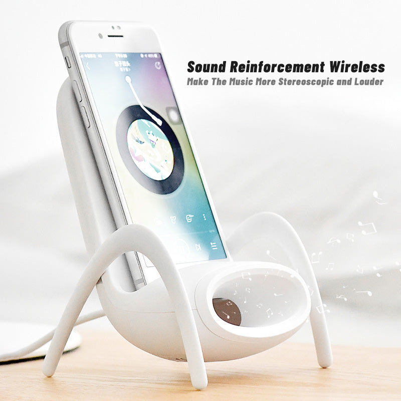 Adorable Wireless Charger with Stand and Amplification