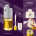 Kitchen Gadget 2-in-1 Glass Oil Bottle Press Oil Dispenser Barbecue Fuel Injector - Minihomy