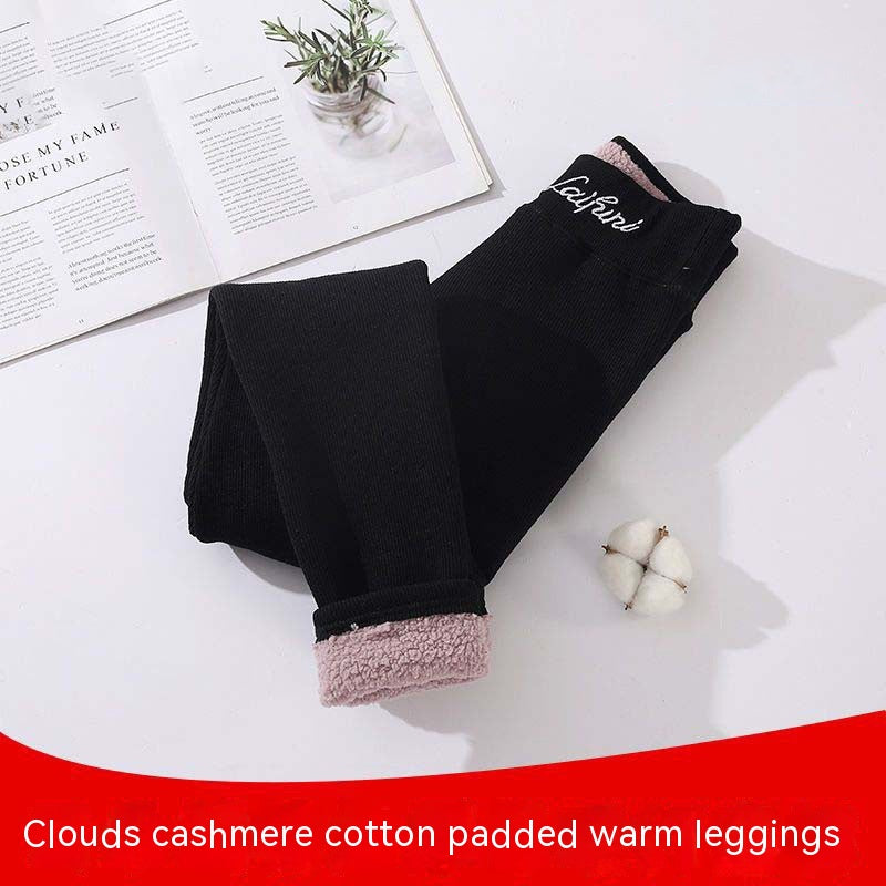 Women's Outerwear Winter Fleece-lined Thick Warm Pants