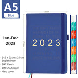 English Agenda Book: Weekly Planner, Daily Log, Meeting Notes, To Do List, Productivity Organizer - Minihomy