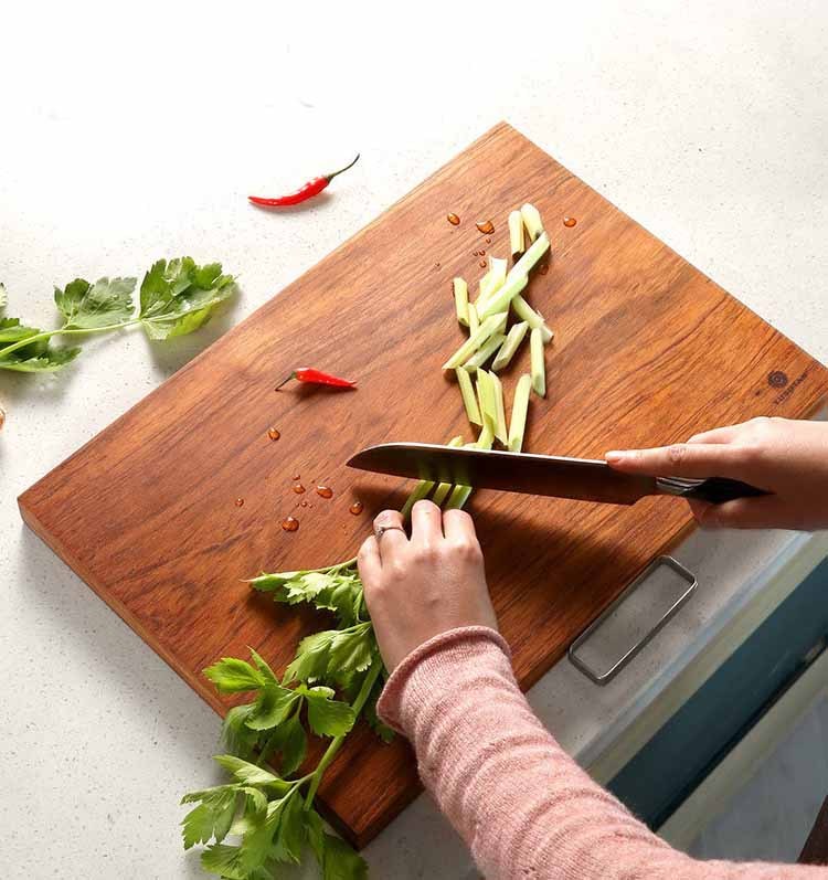 Home Kitchen Pear Wood Chopping Board - Minihomy