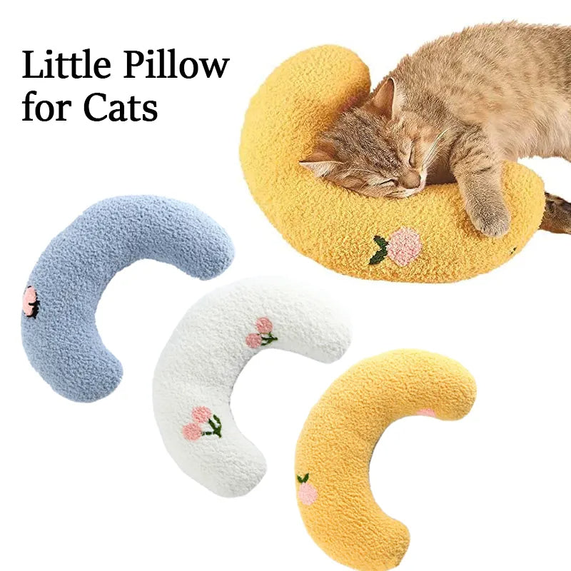 Little Pillow for Cats - Neck Protector Deep Sleep Puppy U-Shaped Pillow