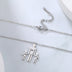 Family Series Titanium Steel Ornament Cut One Large Two Small Necklace - Minihomy