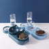 Cat Bowl Anti-tumble Automatic Feeding Water Fountain - Minihomy