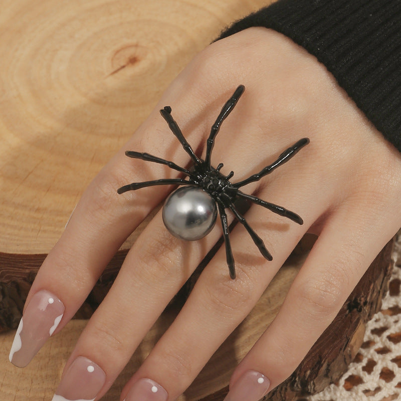 Halloween Simple Spider Shape Ring - Minihomy