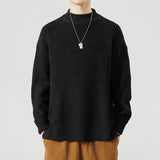 Half High-Necked Sweater for Men's Casual Knitwear Outerwear - Minihomy