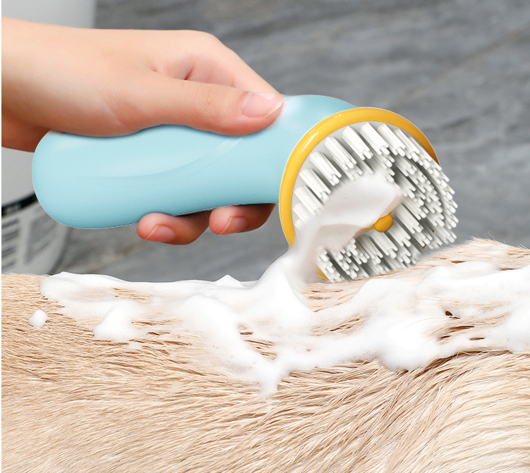 Hand-held Pet Bath Brush Cleaning Pet Shower Hair Grooming Cleaning Tool Pet Supplies - Minihomy