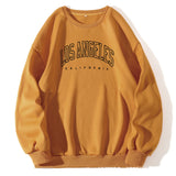 Letter Print Crew Neck Pullover Sweatshirt