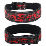 Reflective Camouflage Comfortable Dog Collar