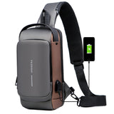 Motorcycle Chest Bag with Password Anti-theft Feature for Men