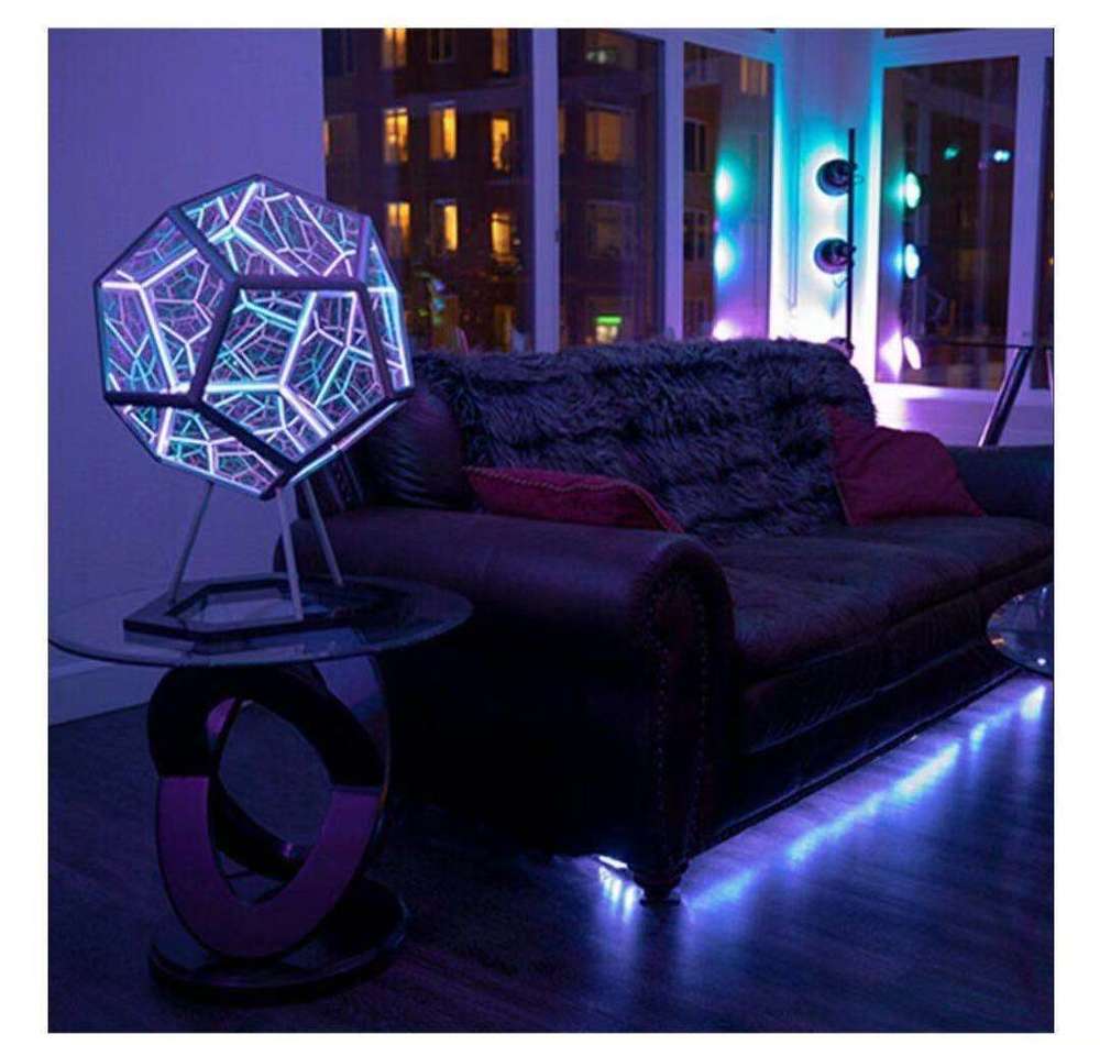 Dodecahedron Color Art Lamp - Decorative Lights for Colorful Housewarming Gift - Minihomy