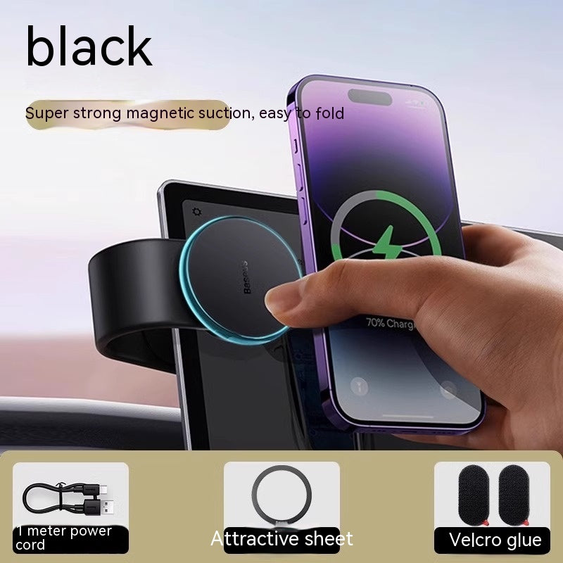 Magnetic Bendable Car Mobile Phone Holder - Wireless Charger Compatible - Minihomy