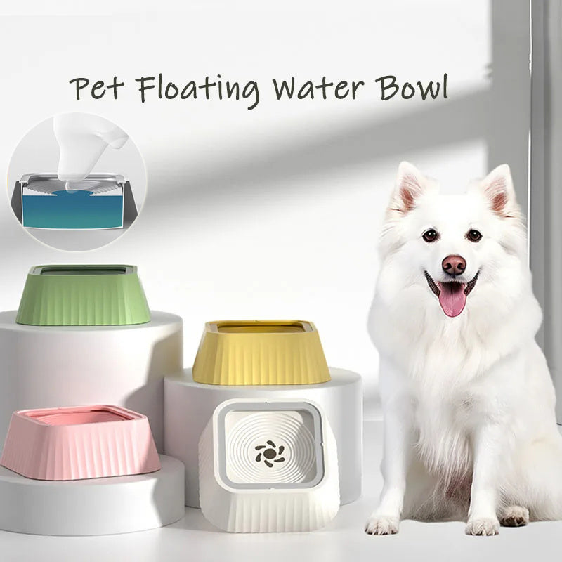 Portable Dog Water Bowl - No Wet Mouth, Splash-Free, Floating Drinker for Pets