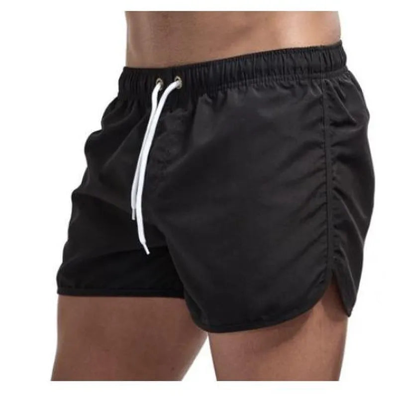 Wrap men's shorts smooth beach slim pants