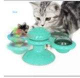 Cat Rotating Windmill Toy - Scratching, Teeth Cleaning, & Fun! - Minihomy