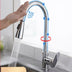 Kitchen Touch Sensor Faucet Sensor Pulls Rotates Hot And Cold - Minihomy