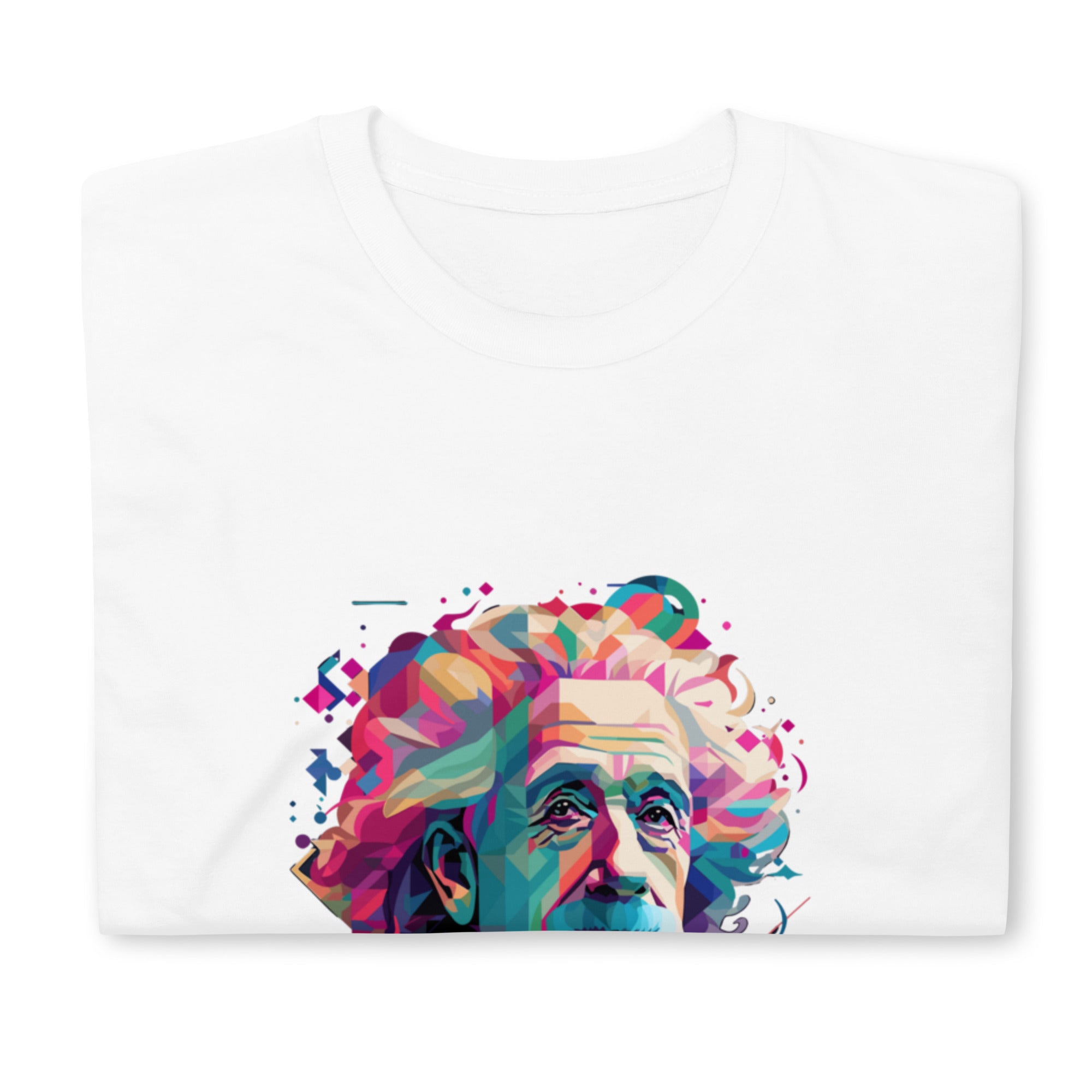 Einstein's Genius in Style - Abstract Short-Sleeve Unisex T-Shirt