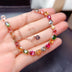 Natural Candy Color Tourmaline Bracelet Female Crystals - Minihomy