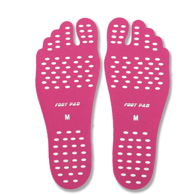 Beach Shoe Invisible Sticker Adhesive Beach Insoles Beach Pads SolesElastic Flexible Pool Barefoot Anti-slip Pads Men Women - Minihomy