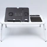 Folding Laptop Desk Adjustable Computer Table Stand - Minihomy