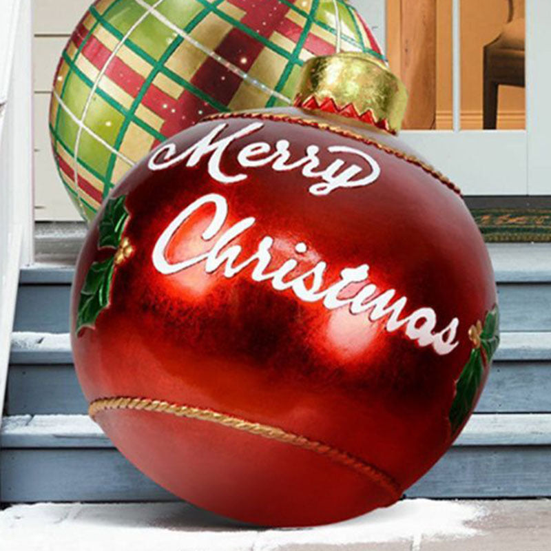 Christmas Ornament Ball Outdoor Inflatable Decorated Ball