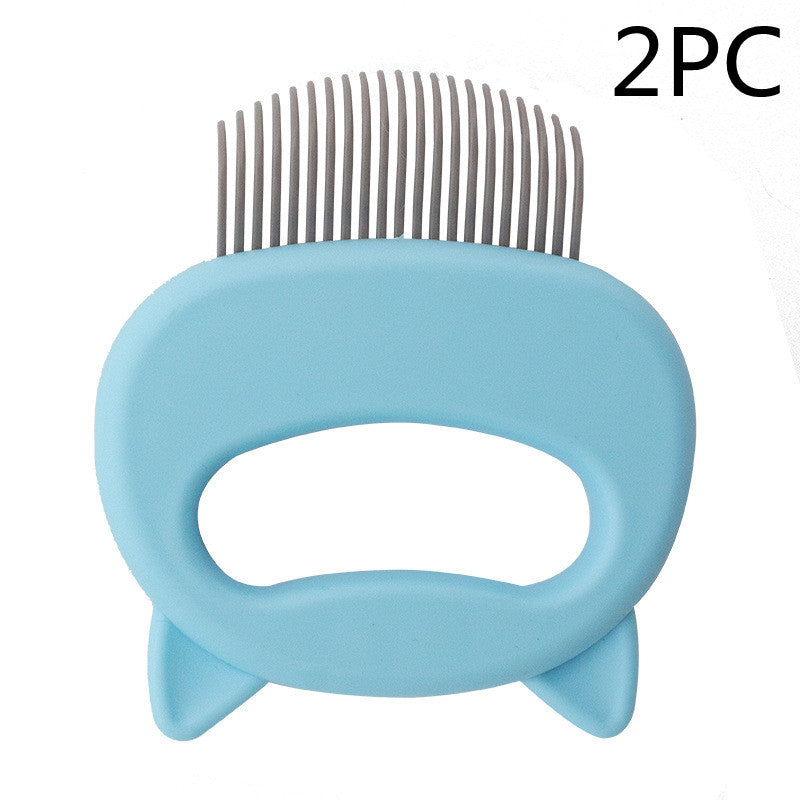 Pet Hair Removal Massaging Shell Comb - Minihomy