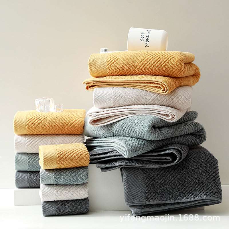 Bath Towel Three-piece Gift Box - Minihomy