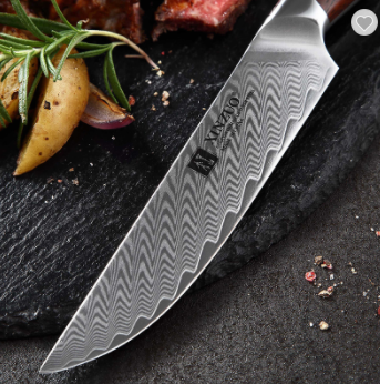 Damascus Steel Knife Professional Steak Knife Set Western Knife Steak Knife Main Dinner Knife