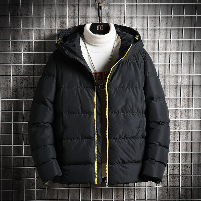 Men's Japanese Loose Hooded Cotton Jacket - Minihomy