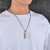 Silver Harmonica Pendant Can Sound The Six-character Mantra Necklace Of Trendy Men