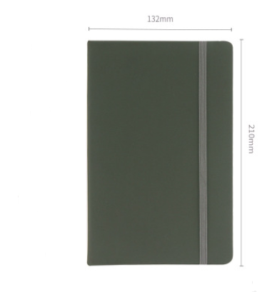 A5 tactile PU hardcover notebook - Minihomy