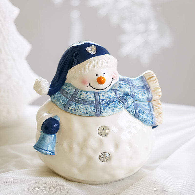 Christmas Ceramic Ornaments and Snowman Tableware